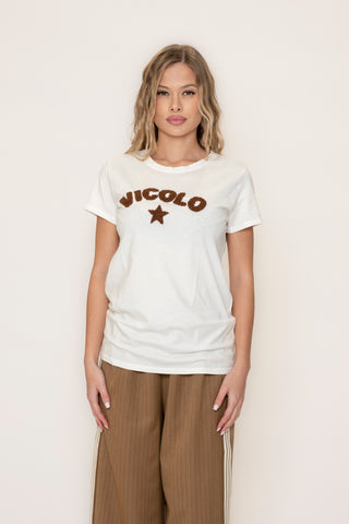 vicolo t-shirt con stampa vicolo teddy VICOLO rs0058