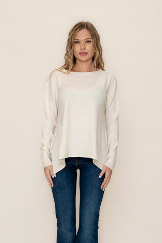 pull scollo con orlo VICOLO 22052s