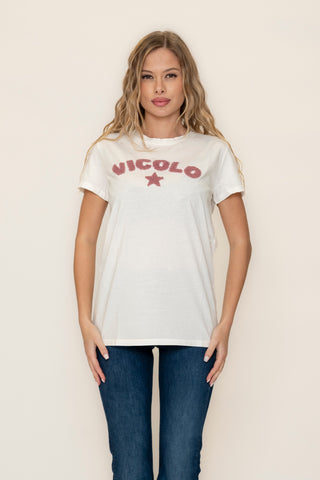 vicolo t-shirt con stampa vicolo teddy VICOLO rs0058