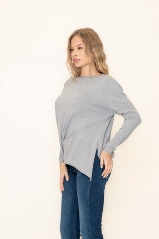 pull scollo con orlo VICOLO 22052s