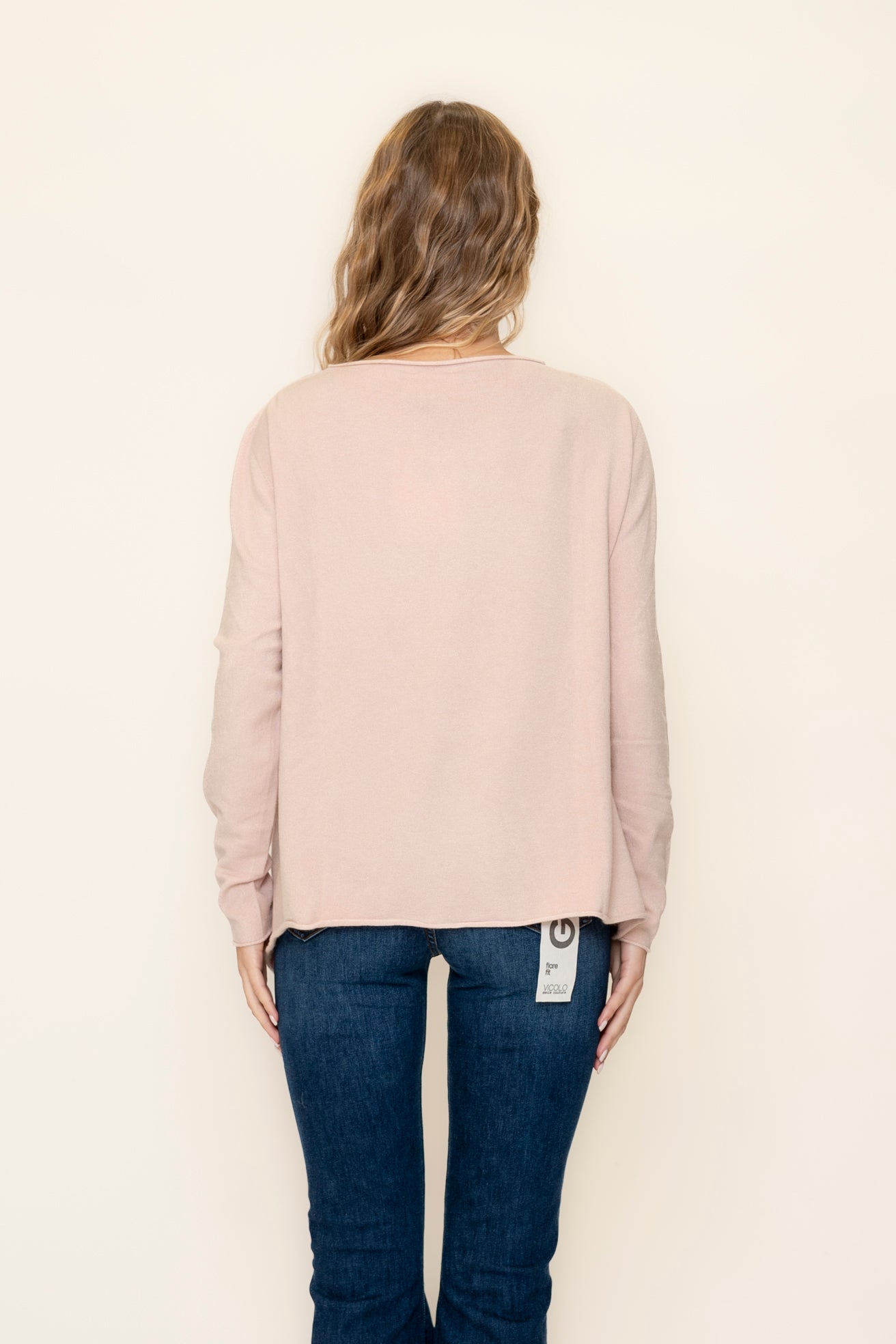 pull scollo con orlo VICOLO 22052s