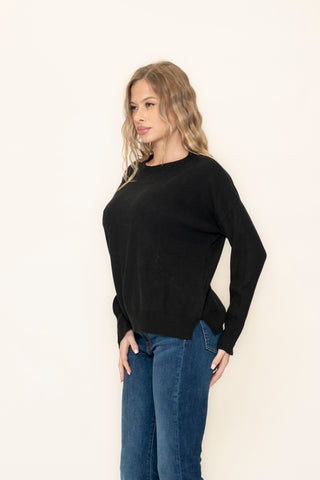 pull scollo con orlo VICOLO 22052s