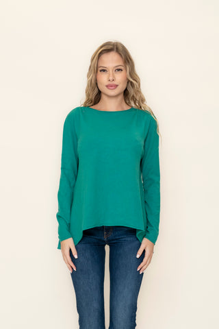 pull scollo con orlo VICOLO 22052s